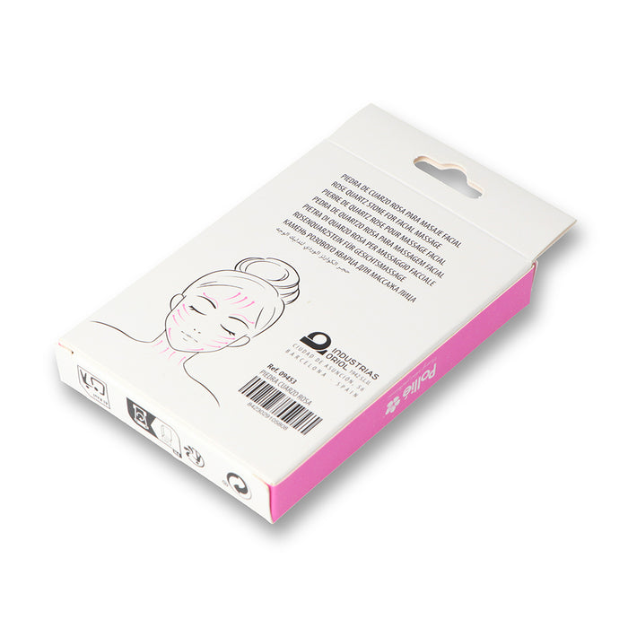 Piedra de Cuarzo Rosa para Masaje Facial - Pollié - 3