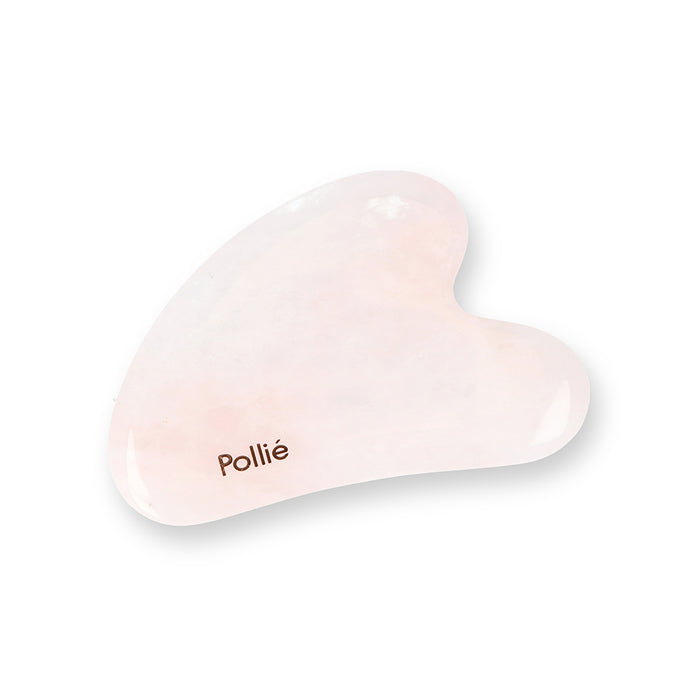 Piedra de Cuarzo Rosa para Masaje Facial - Pollié - 1