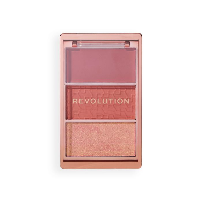 Paleta de Coloretes Icon Blush - Make Up Revolution : Aura Points Rose - 1