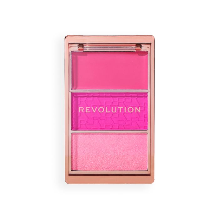 Paleta de Coloretes Icon Blush - Make Up Revolution : Hot Pink Flag - 1