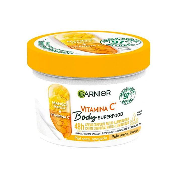 Bodyfood Crema Corporal Mango 380 ml - Garnier - 1