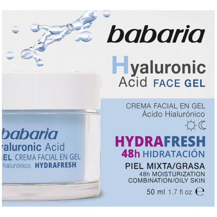 Crema Facial en Gel con Ácido Hialurónico - Babaria - 1