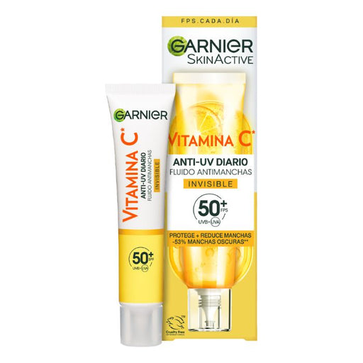 Vitamina C Fluido Antimanchas Anti-uv Diario Invisible Fps50+ 40 ml - Garnier - 1