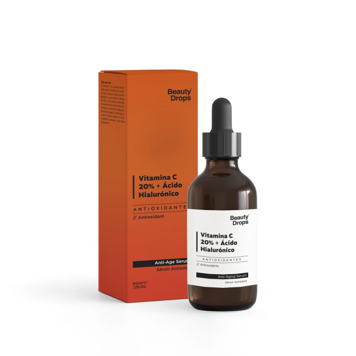 Sérum Antiedad Vitamina c + Ácido Hialurónico 60ml - Beauty Drops - 1