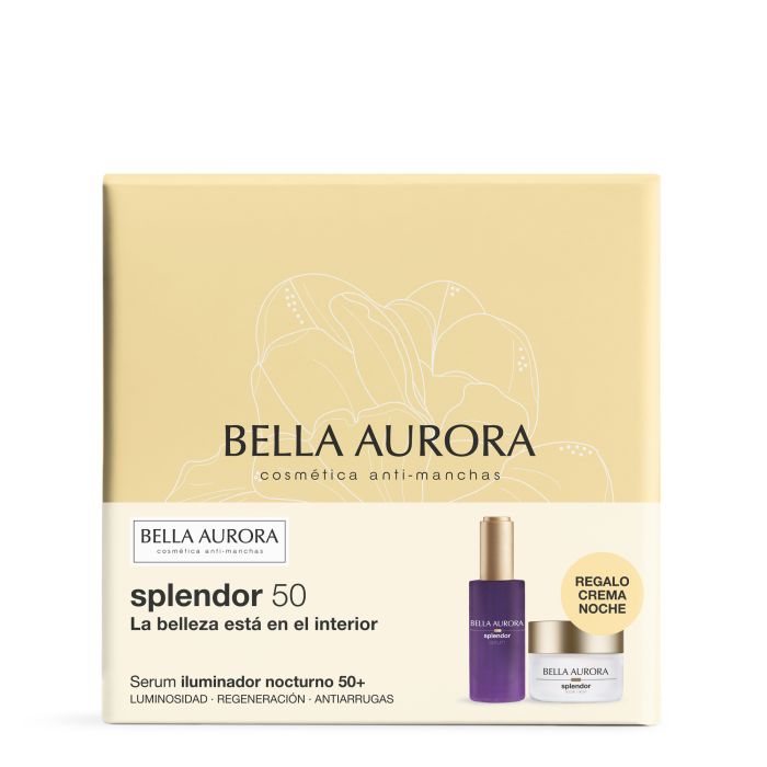 Pack Splendor Sérum Iluminador Nocturno + Crema de Noche - Bella Aurora - 3