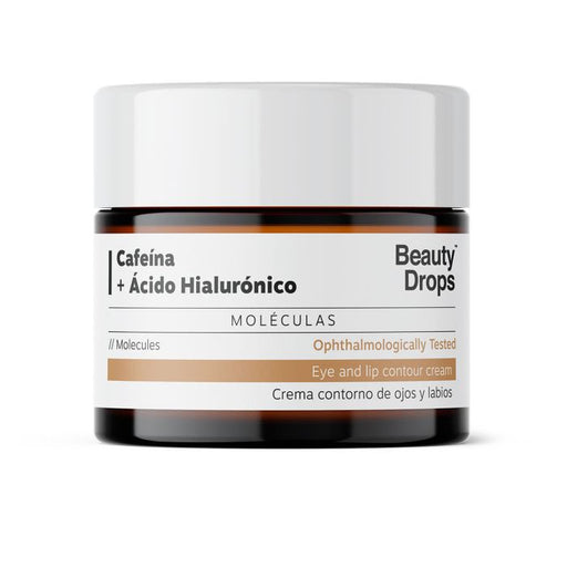 Crema Contorno de Ojos y Labios con Cafeína y ácido Hialurónico 50 ml - Beauty Drops - 1