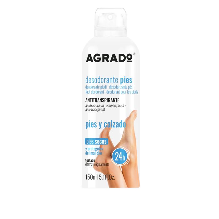 Desodorante Pies Antitranspirante Pies Secos 150 ml - Agrado - 1