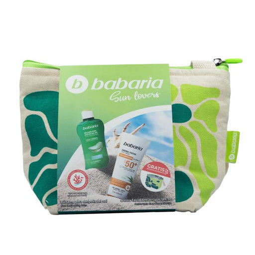 Neceser Sunshine Aloe Crema Facial SPF50+ y Bálsamo After Sun Efecto Hielo 75ml - Babaria - 1