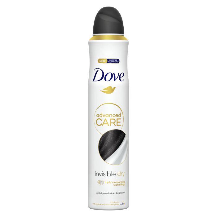 Desodorante Spray Antitranspirante Advanced Care Invisible Dry 200 ml - Dove - 1