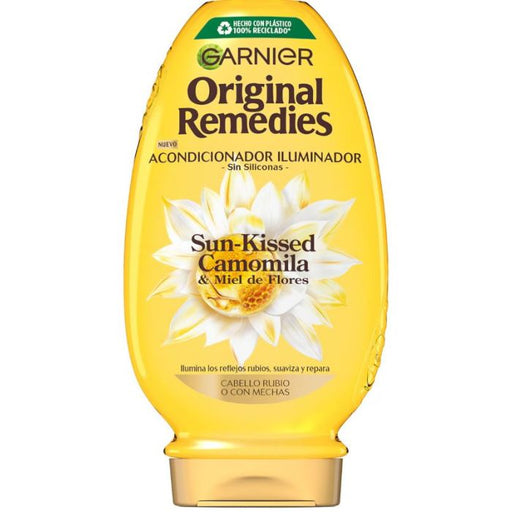 Acondicionador Iluminador Sun-kissed con Camomila Miel y Flores 250ml - Garnier - 1
