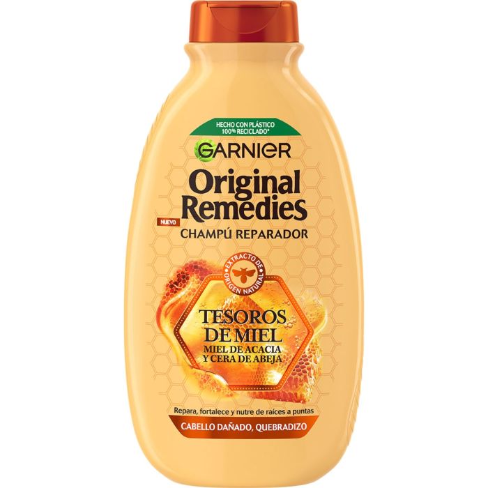Champú Reparador Tesoros de Miel - Original Remedies 400ml - Garnier - 1