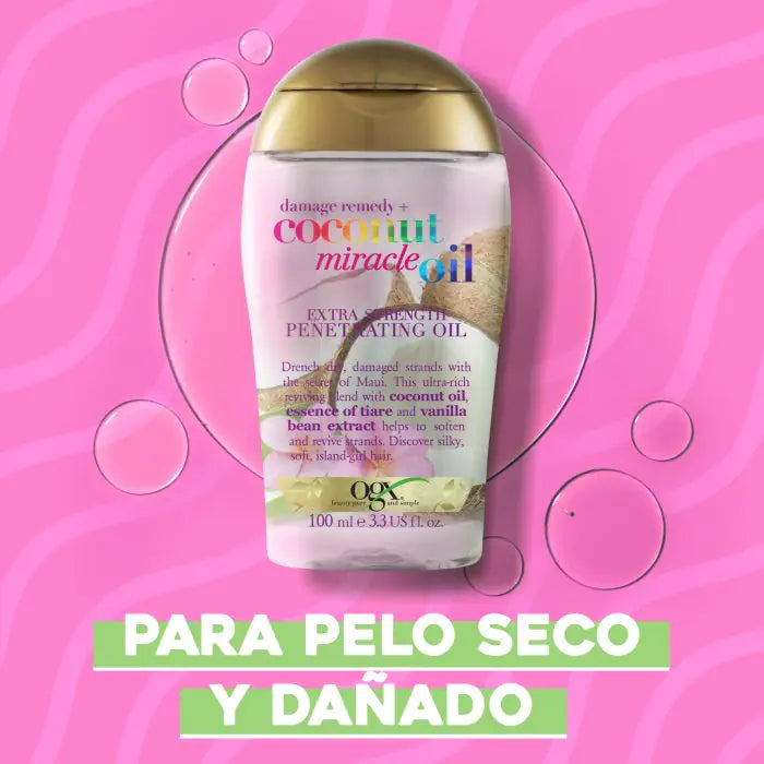 Coconut Miracle Oil Aceite de Coco Penetrante Reparador 100 ml - Ogx - 4