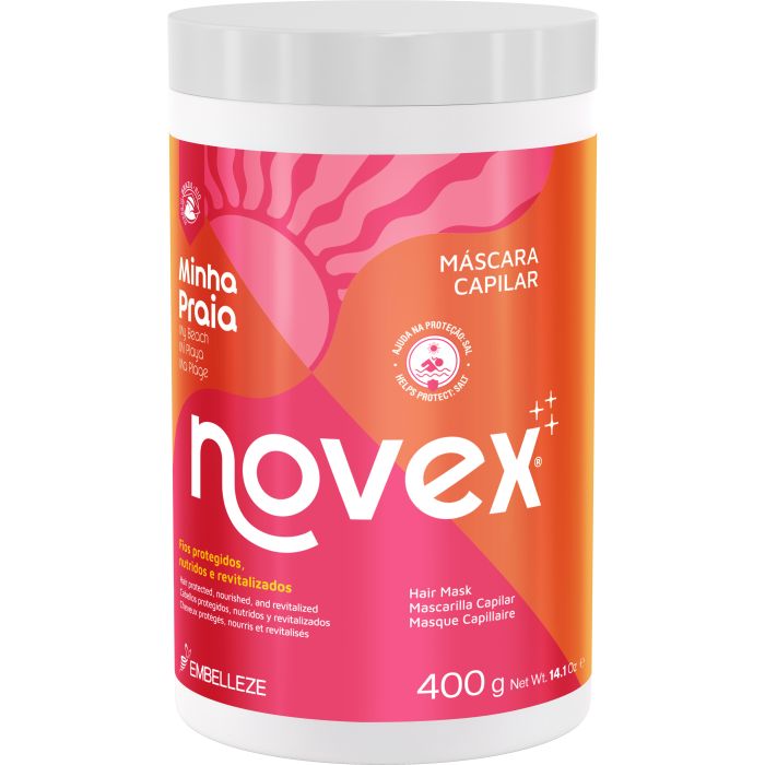 Minha Praia Mascarilla Capilar 400 gr - Novex - 1