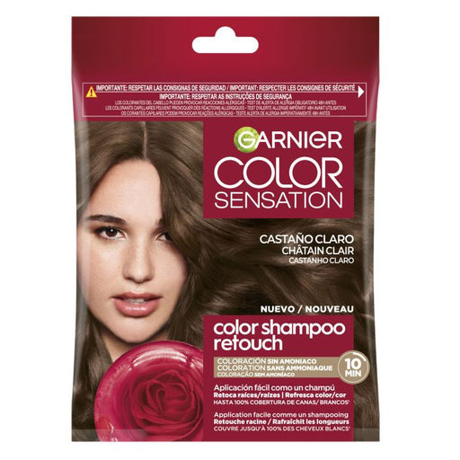 Color Sensation Color Shampoo Retouch Coloración Semi-permanente sin Amoniaco - Garnier - 1