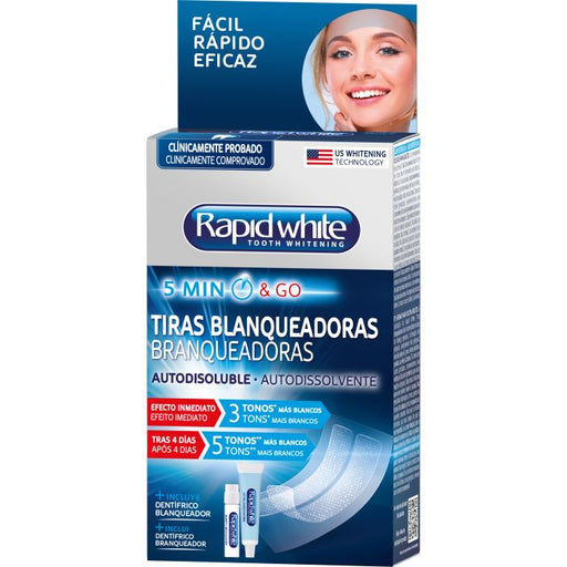 ¡16% Dto! Tiras Blanqueadoras Dentales - Rapid White - 1