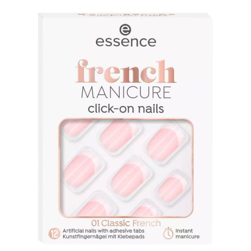 Frech Manicure Uñas Artificiales Click-on - Essence: 01 - Classic French - 1