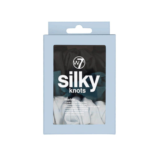Silky Knots Set 3 Scrunchies Marine - W7 - 1