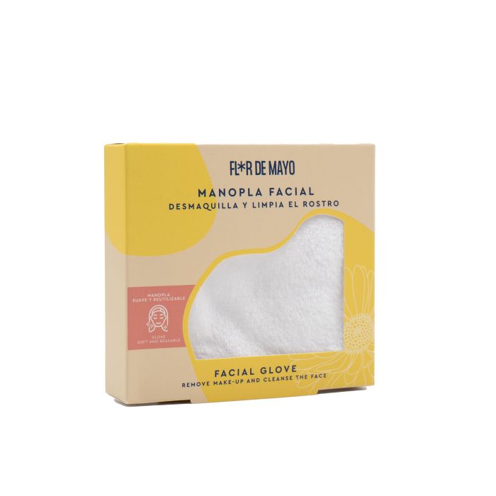 Manopla Facial Desmaquilla y Limpia el Rostro - Flor de Mayo - 1