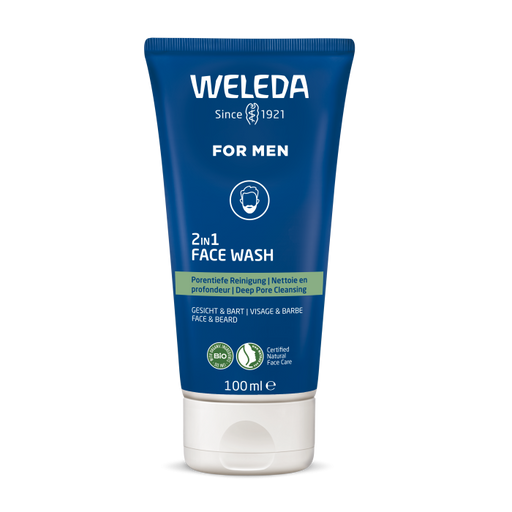 Gel Limpiador 2en1 Rostro - Barba 100 ml - Weleda - 1
