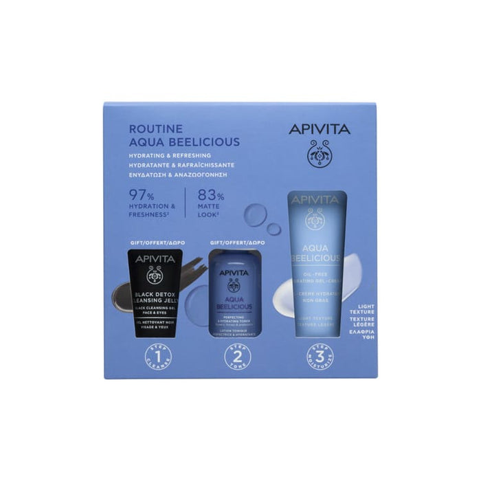 Pack Aqua Beelicious Rutina Hidratante y Cobertura Natural 105 ml - Apivita - 1