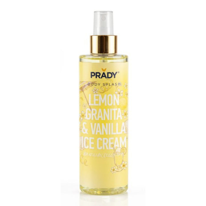 Bruma Corporal Brillante con Aloe Vera  250ml - Prady : Lemon Granita y Vainilla Ice Cream - 1