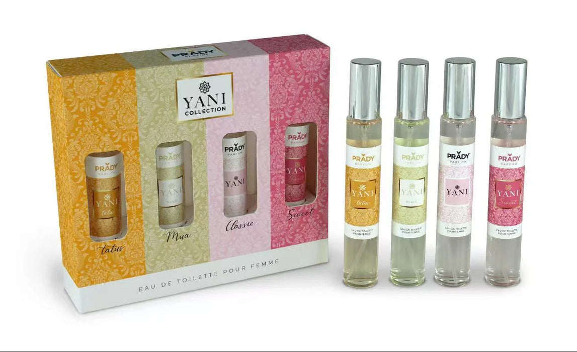 Pack Yani Collection 4 uds – Mini Eau de Toilette para Mujer - Prady - 1