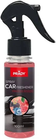 Ambientador de Coche en Spray – 100 ml – Prady | 7 Aromas Frescos y Duraderos - Prady : Frutos Rojos - 1