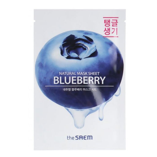 Mascarilla Arándano - Natural Blueberry Mask Sheet 21ml - The Saem - 1