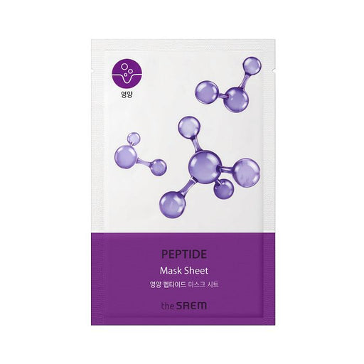 Bio Solution Peptide Mask Sheet_mascarilla Péptidos_20gr - The Saem - 1