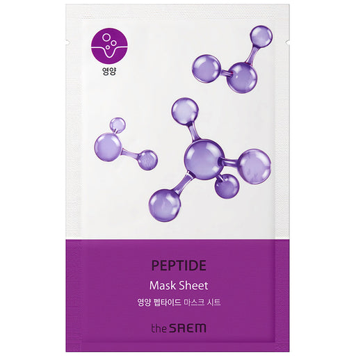 Bio Solution Peptide Mask Sheet_mascarilla Péptidos_20gr - The Saem - 1