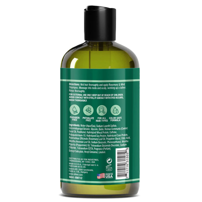 Champú Fortificante de Romero y Menta 355ml - Difeel - 2