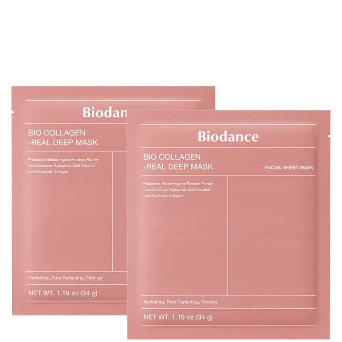 Bio-Collagen Real Deep Mask - Pack 4 - 34 g - Biodance - 1