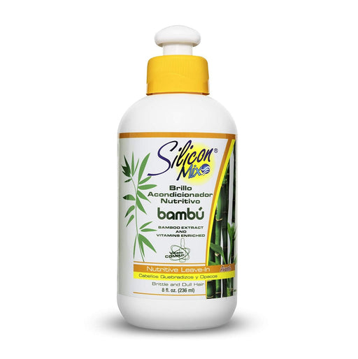 Acondicionador Nutritivo Sin Aclarado Leave‑In Bambú - Silicon Mix : 236 ML - 1
