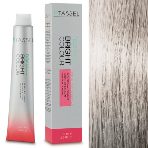 Tinte con Aceite de Argán y Queratina 100 ml - Tassel : 10.31N Rubio Super Claro Dorado Ceniza - 1