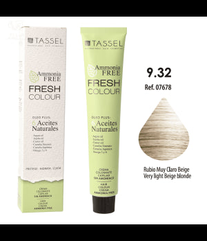 Tinte Fresh Colour sin Amoniaco 100ml - Tassel : 9.32 Rubio muy claro beige - 1