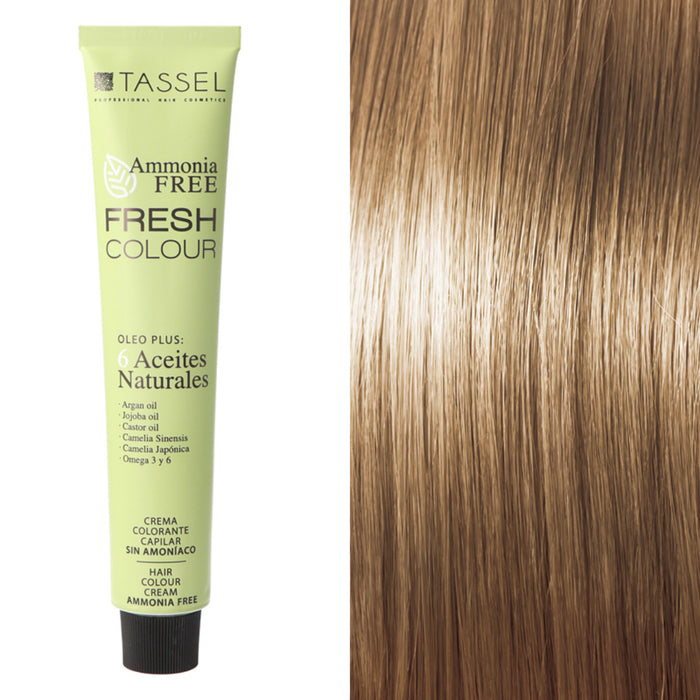 Tinte Fresh Colour sin Amoniaco 100ml - Tassel : 8.77 Rubio claro marrón chocolate - 1