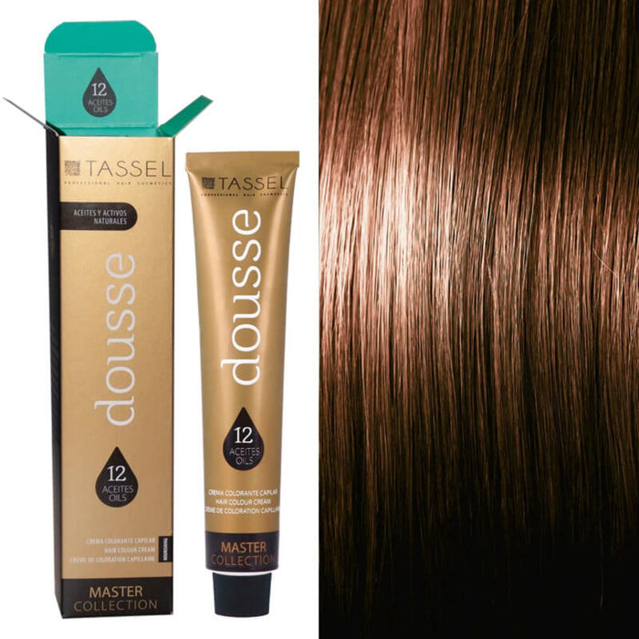 Tinte Tassel Dousse 100ml - Tassel : 7.84 - RUBIO MEDIO MARRON COBRE - 1