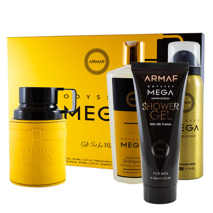 4pc  Odyssey Mega Sg/bs/edp/shamp - Armaf - 1