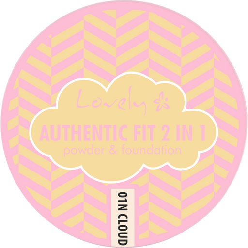 Maquillaje y Polvo 2 en 1 Authentic Fit - Lovely : N1 - 1