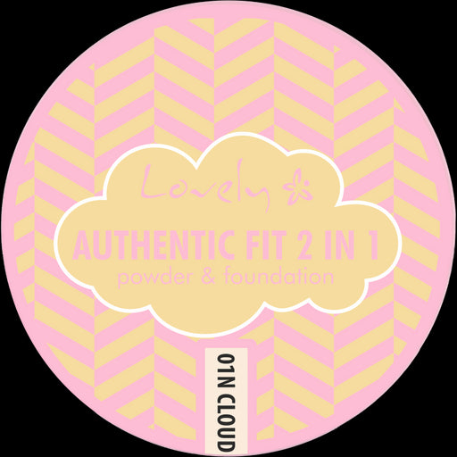 Maquillaje y Polvo 2 en 1 Authentic Fit - Lovely : N1 - 1