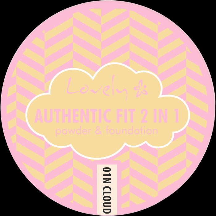 Maquillaje y Polvo 2 en 1 Authentic Fit - Lovely : N1 - 1