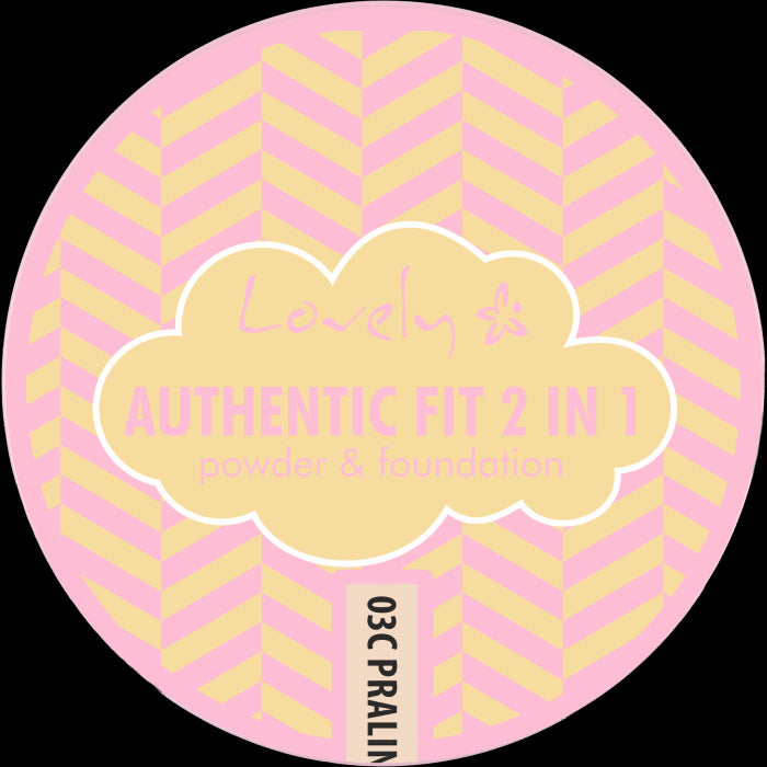 Maquillaje y Polvo 2 en 1 Authentic Fit - Lovely : N3 - 1