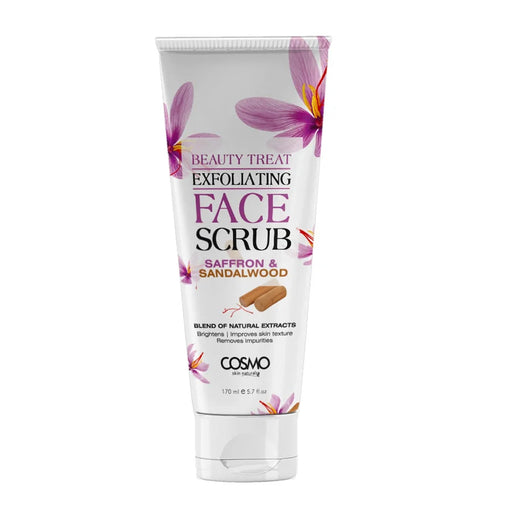 Face Care Saffron and Sandalwood Scrub 170ml - Cosmo - 1