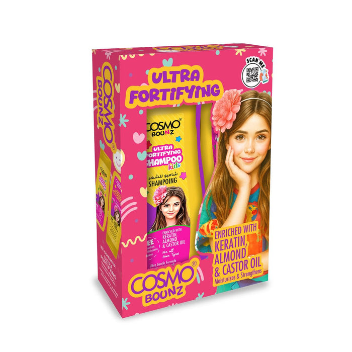 Bounz 2pc Shampoo and  Conditioner Fortifying Kids 400ml - Cosmo - 1
