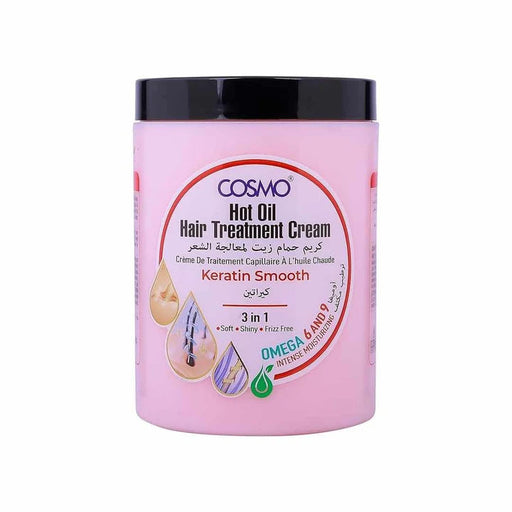 Hair Care Hot Oil Hair Treatment Cream Keratin Oil 1000ml - Cosmo - 1