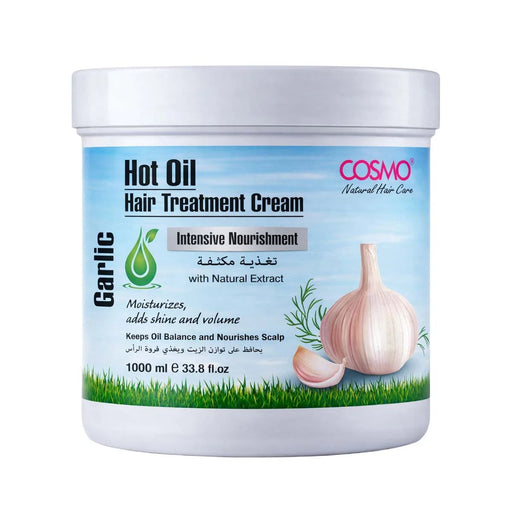Hair Care Hot Oil Hair Treatment Cream Garlic Oil 1000ml - Cosmo - 1