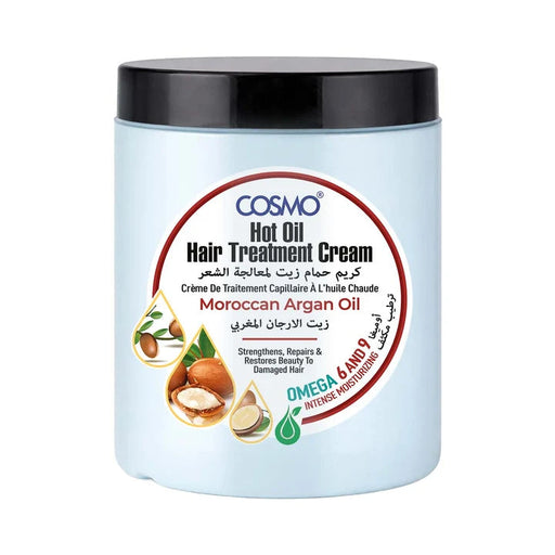 Hair Care Hot Oil Hair Treatment Cream Argan Oil 1000ml - Cosmo - 1