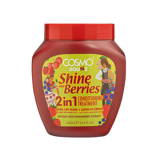 Bounz 2in1 Hair Treatment Berries 1000ml - Cosmo - 1