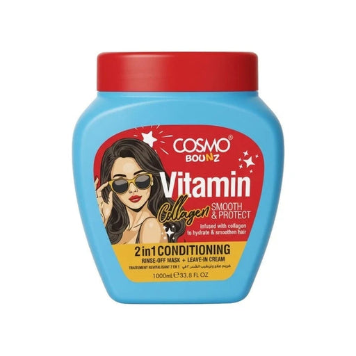 Bounz 2in1 Conditioning Collagen 1000ml Boost - Cosmo - 1