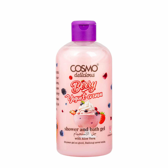 Delicious Body Shower & Bath Gel Berry 500ml - Cosmo - 1